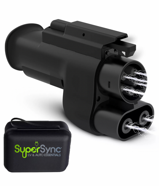 SuperSYNC EV & Auto250KW NACS to CCS1 Adapter for Ford Rivian GM Car Tesla to CCS1 Adaptor Compatible with DC Tesla Supercharger V1/V2/V3/V4