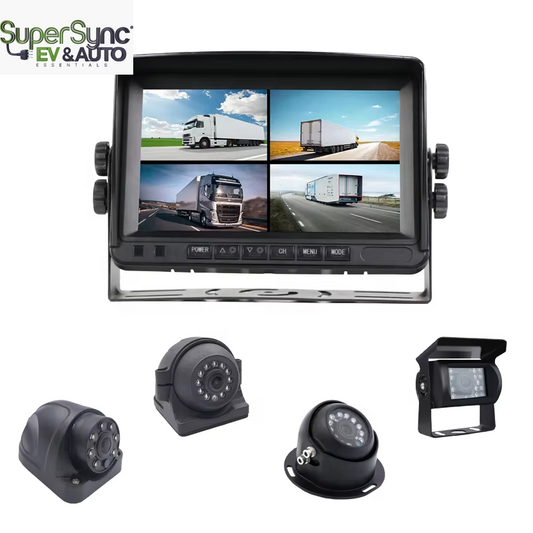 4CH LED Night Vision AHD 1080P Reverse Truck Camera System